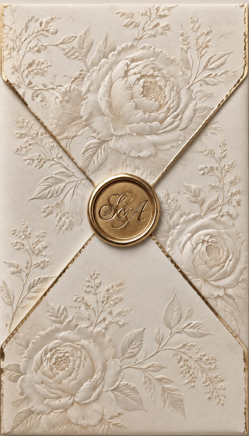 Ivory Vow invitation design