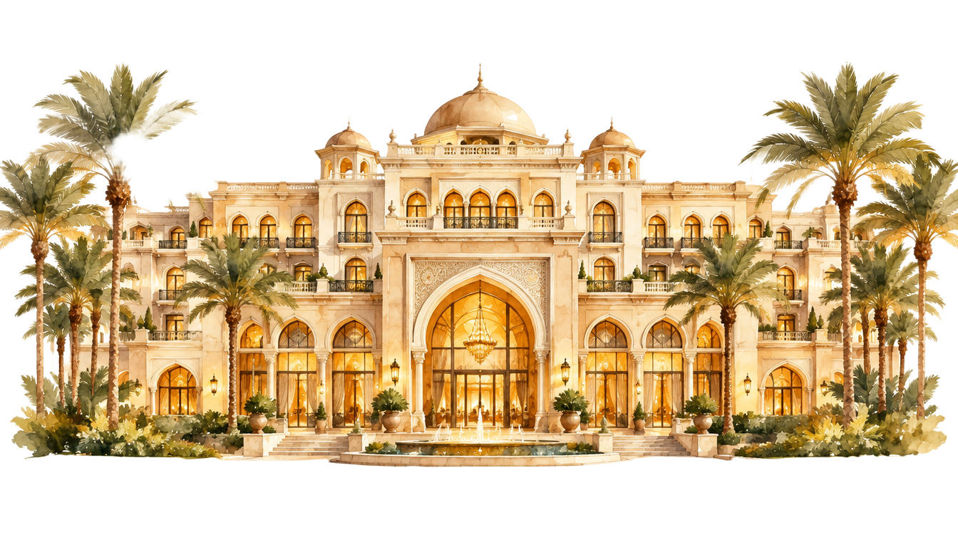 Watercolour illustration of the venue