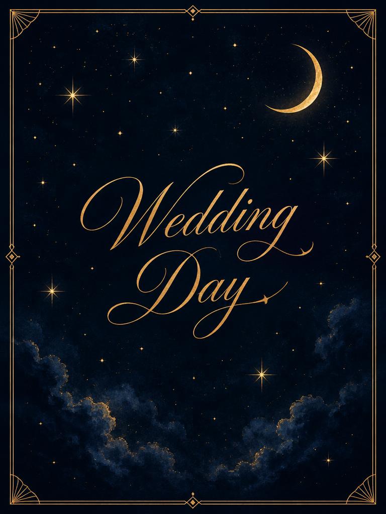 Celestial Night invitation design