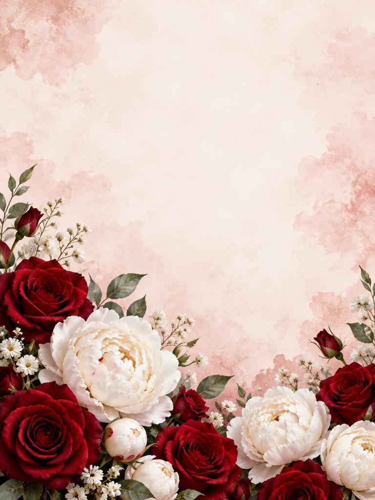 Rose Garden invitation design